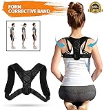 Posture Corrector for Women & Men - LEHII Relieves Upper Back & Shoulders Pain Corrects Slouching Hunching & Bad Posture Clavicle Support Adjustable Brace (XL)