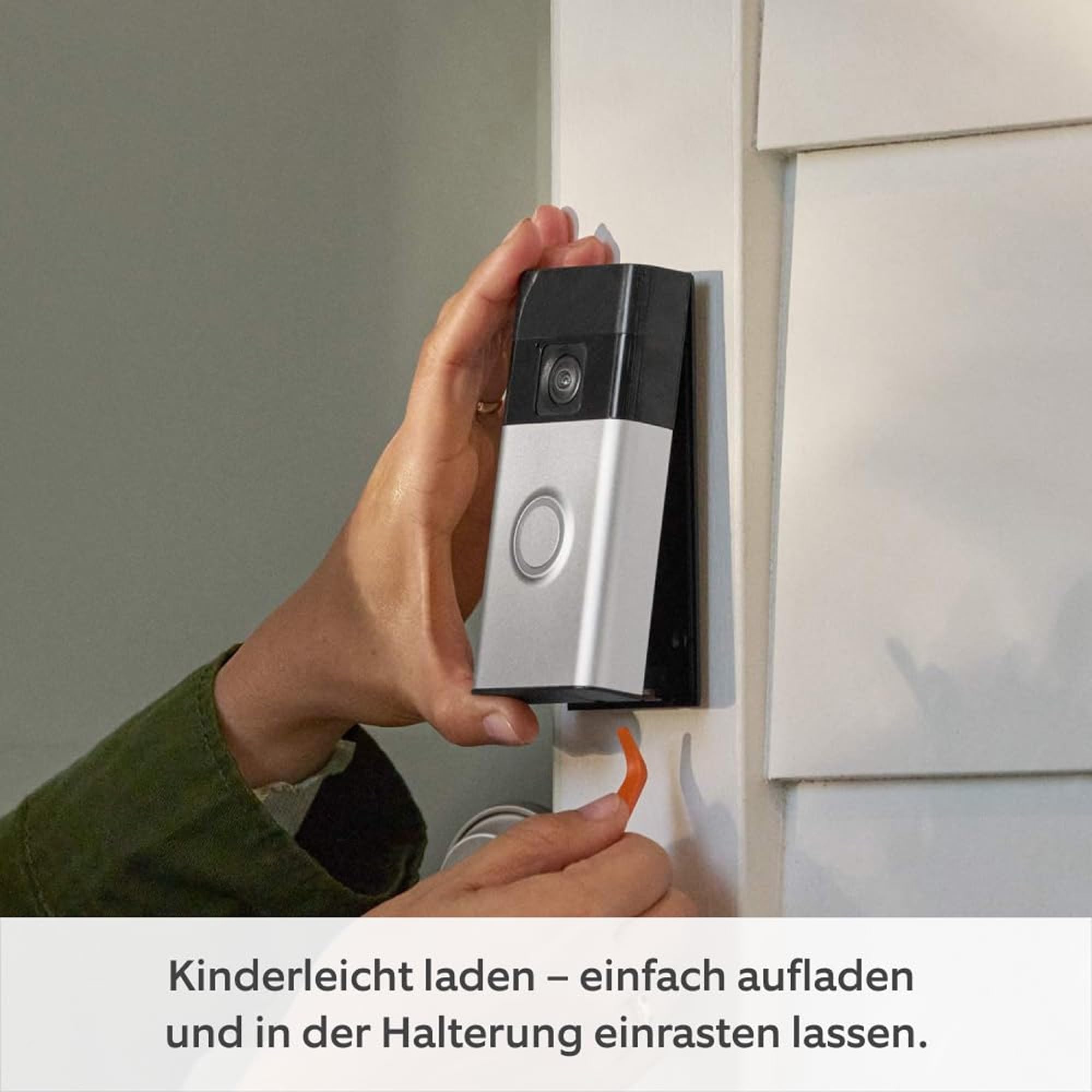 Ring Akku-Videotürklingel (Battery Video Doorbell) + Chime (3. Gen.) | Kabellose Videotürklingel-Sicherheitskamera | Kopf-bis-Fuß-Aufnahme, einfache Installation | 30 Tage Gratiszeitraum für Ring Home 3