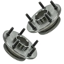 TRQ 2 Piece Front Wheel Bearing & Hub Assembly Set