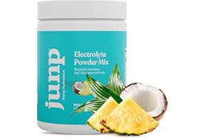 JUNP Hydration Electrolyte Powder, Electrolytes Drink Mix, Hydration Mix, Sugar Free, Gluten Free, 0 Calories, 0 Carbs, Keto Friendly, NON - GMO Kosher, 90 Servings. (Pina Colada)