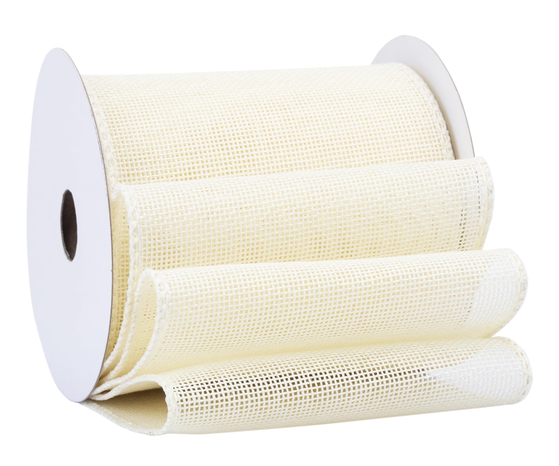 Fondersy 9-Meter Ivory Burlap Ribbon Wired Burlap Ribbon - 100mm Width for Gift Wrapping, Floral Arrangements, Wreath Making, and Christmas Decor