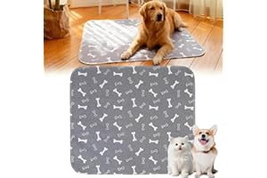 WARTLEVES Puppy Pee Pads for Dogs, 2026 Upgraded Washable Puppy Pad with Pheromones, Puppy Pads with Pheromones - Leak & Odor Proof, Non-Slip Base, Easy to Clean & Reusable (Grey, XS: 11.8" × 11.8")