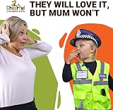 Cheerful Children Toys Police Costume 10 Pcs Set Vest Hat Accessories view 7