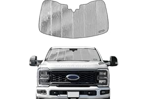 Pigenius Windshield Sun Shade for Ford F-250/F-350/F-450/F-550/F-600 2023-2025 Front Window Sunshade - AstraGuard