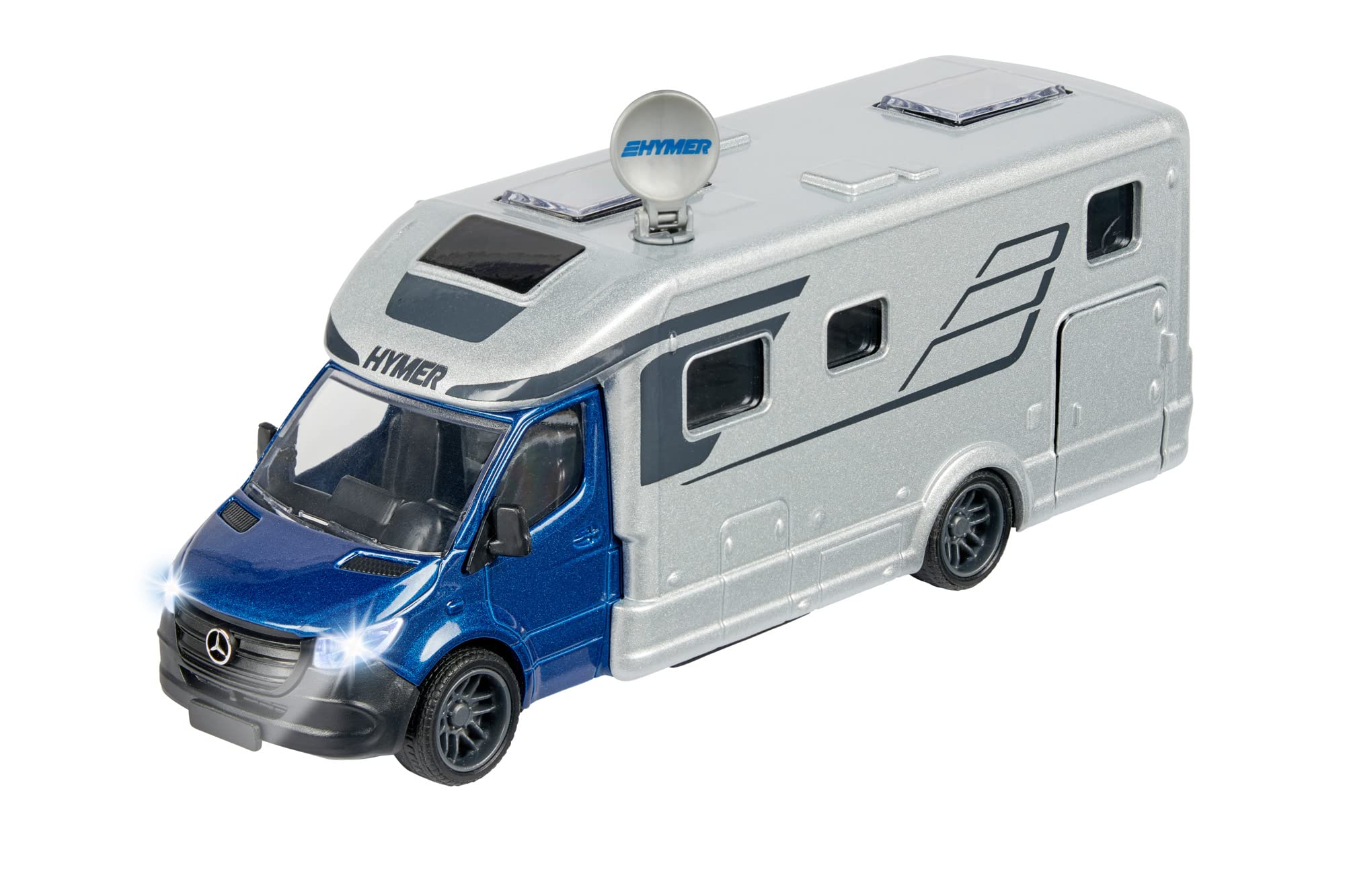 Majorette Grand Series City Hymer B-Class 780T Camper Die-Cast Toy - Larger 1:43 Scale Model - Batteries Included