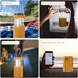 ROCAM LED Solar Camping Light 3000mAh Rechargeable Lantern Hand Crank view 7