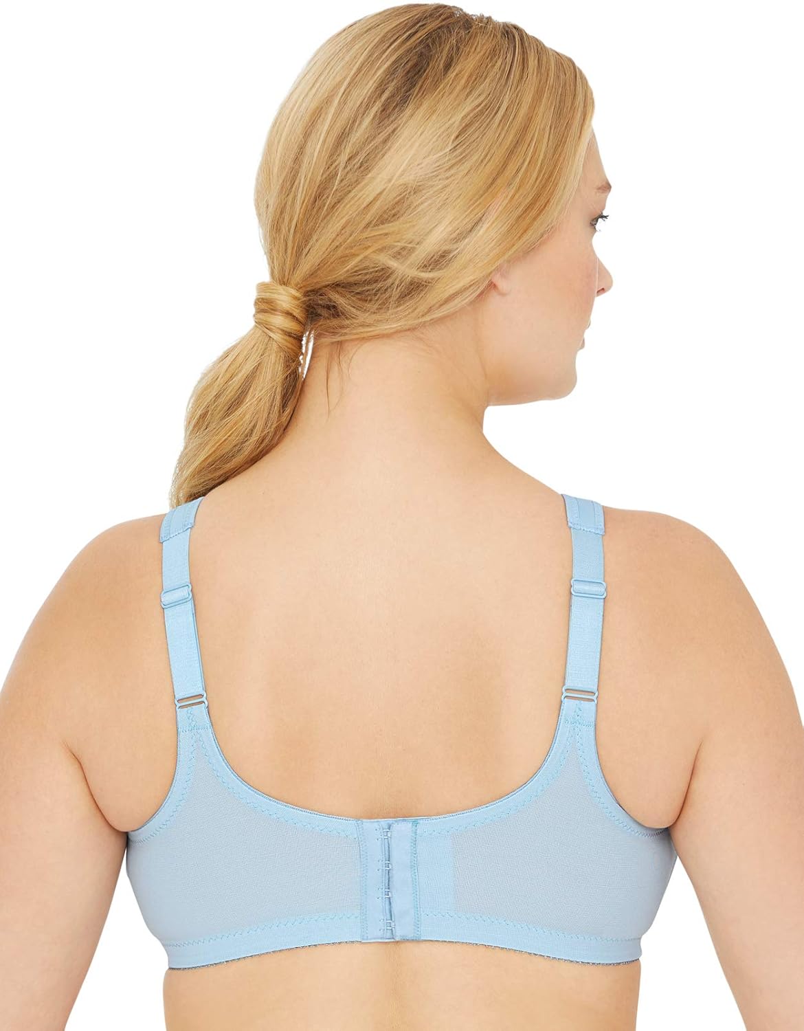 Glamorise Women's Full Figure Wirefree Minimizer Support Bra #1003 at  Women’s Clothing store: Minimizer Bras
