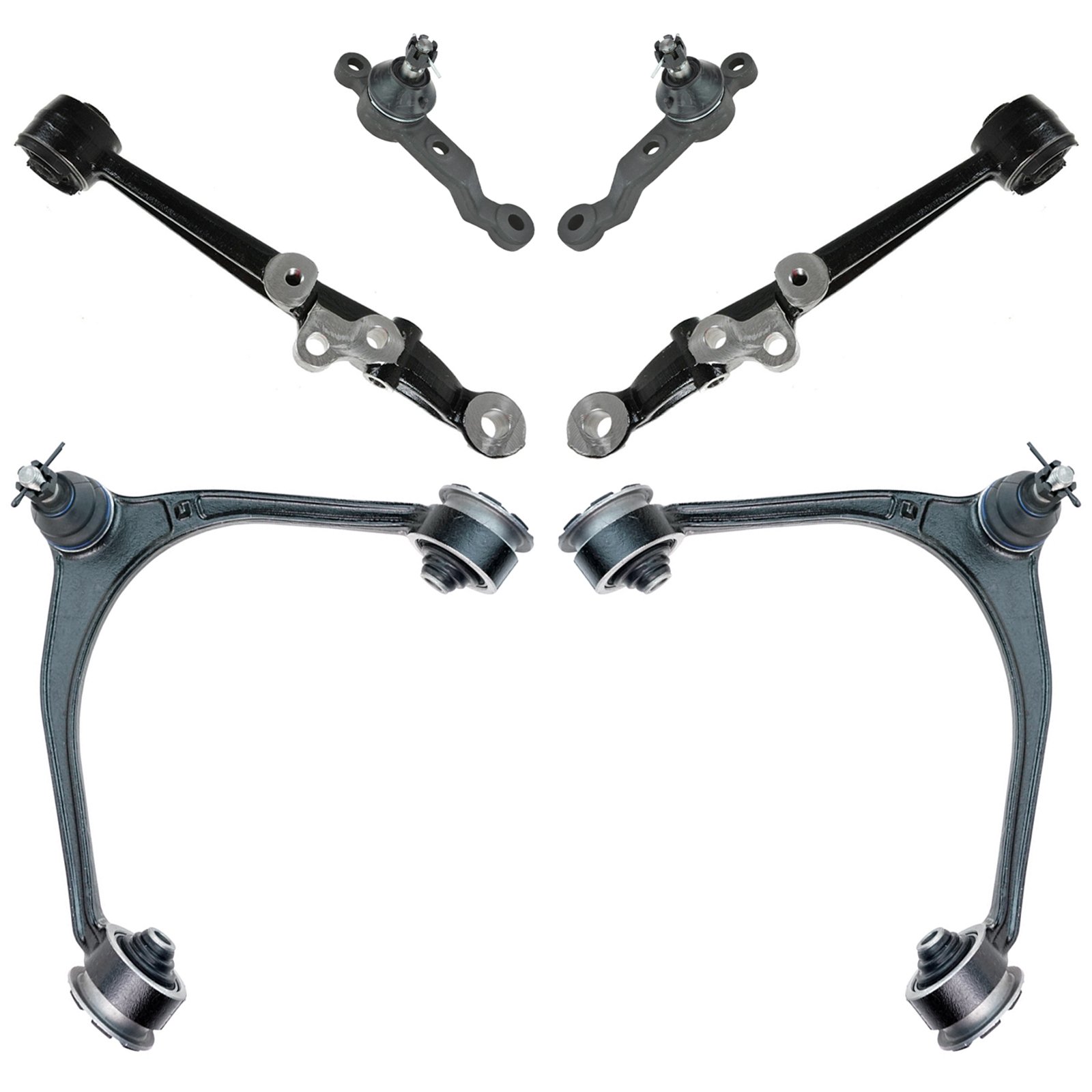 Front Upper Lower Control Arm Ball Joint Suspension Kit Set 6pc for GS