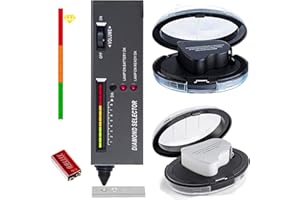 Diamond Tester Pen,Jewelry Diamond Tester Pen+30X 60X Mini LED Magnifying Jewelry Eye Loupe Jewelry Distinguish Tool Professi