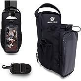 Magnetic Gym Bag for Men and Women | Touchscreen Pocket, Small Gym Bag with Water Bottle Holder, Magnetic Sling Pouches, 5X Strong Magnets, Crossbody Strap, Organizer for workout Accessories