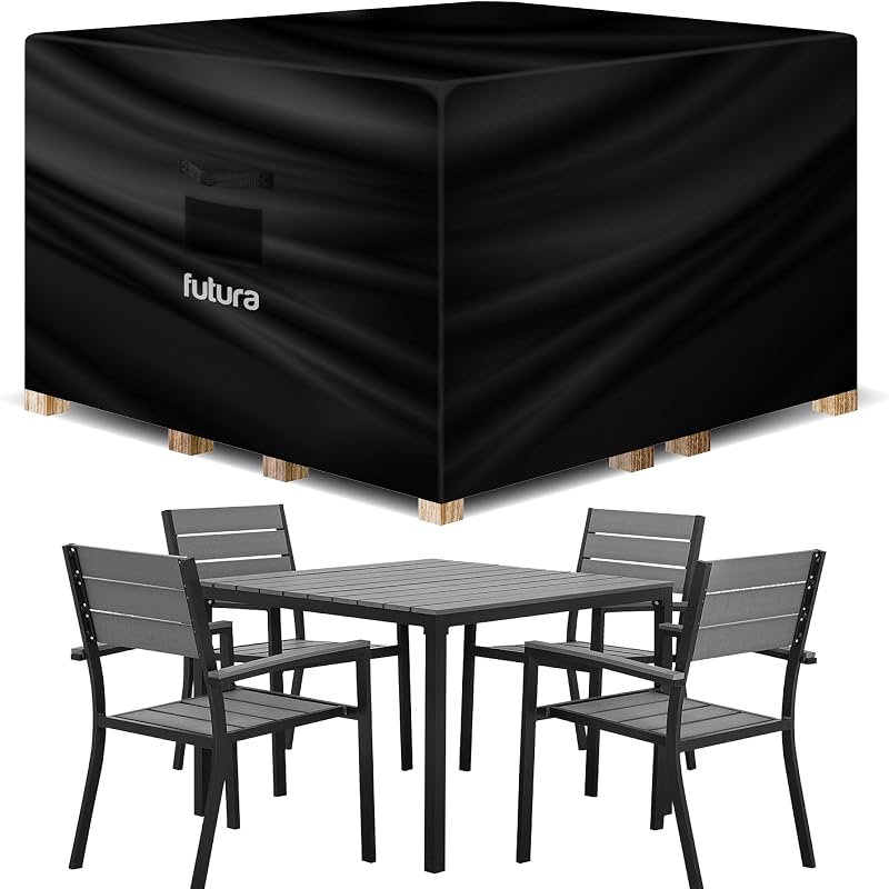 Futura Premium 200x200x90cm Square Garden Furniture Cover 600D Oxford