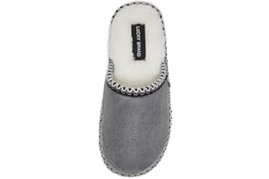 Lucky Brand Micro-Suede Memory Foam Boys Slippers - Closed Toe Plush Lined House Shoes/Kids Slippers