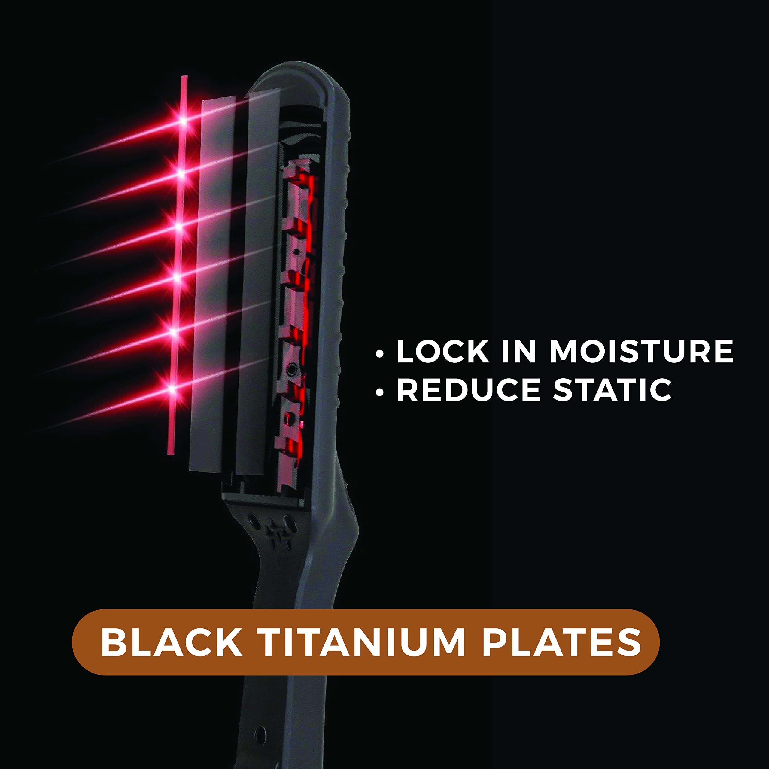 CROC Masters Black Titanium Flat Iron 1.5 Inch