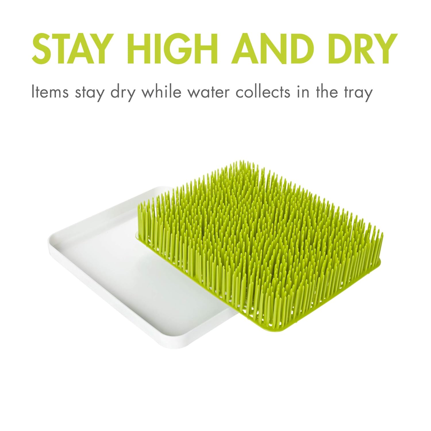 Boon Drying Rack Lawn Countertop, Green : Baby Bottle Drying Racks : Baby