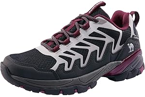 CAMELSPORTS Women's Hiking Shoes Waterproof Lightweight Trail Running Shoes Non-Slip Breathable Outdoor Sneakers for Trekking Walking