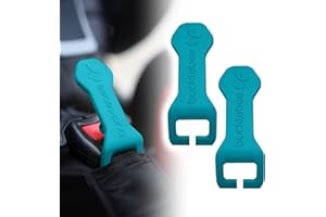 Bucklebee Easy Car Seat Buckle Release Aid for Children Unbuckle Car Seat Release Tool - Car Seat Button Pusher - Car Seat Opener for Nails - Car Seat Buckle Release Tool (2 Packs Teal)