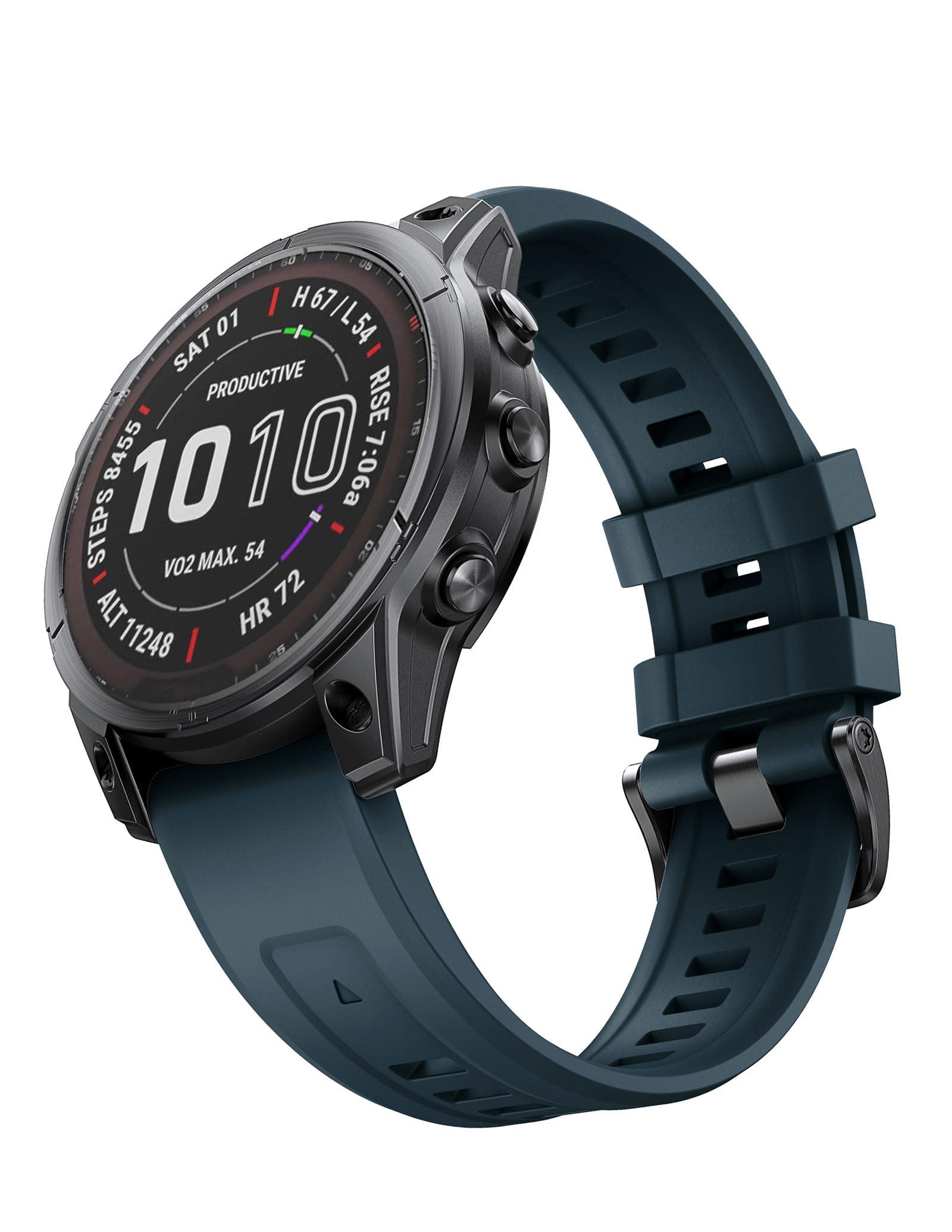 Watch Strap for Garmin Fenix 7X Pro/6X Pro, 26mm QuickFit Replacement Band for Garmin Fenix 7X/6X/5X/5X Plus/3/3 HR, Descent Mk1/Mk2/MK2i, Instinct 2X