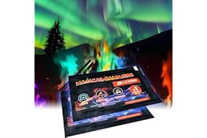 LCGOD Fire Color Changing Packets for Campfire, Bonfire & Outdoor Fireplaces - Magical Color Flame Packets