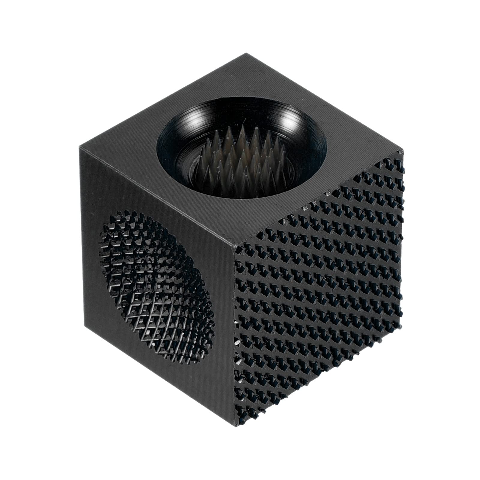 PATIKIL 3-in-1 Billiard Pool Cue Tip Shaper, Cue Stick Tip Burnisher/Shaper/Tapper Cube Repair Tool Accessory for Snooker, Black