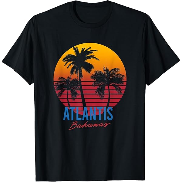 Amazon.com: Pacific Ocean Palm Trees With Retro Vintage Sunset