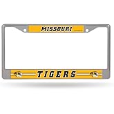 Rico Industries NCAA Missouri Tigers Standard Chrome License Plate Frame