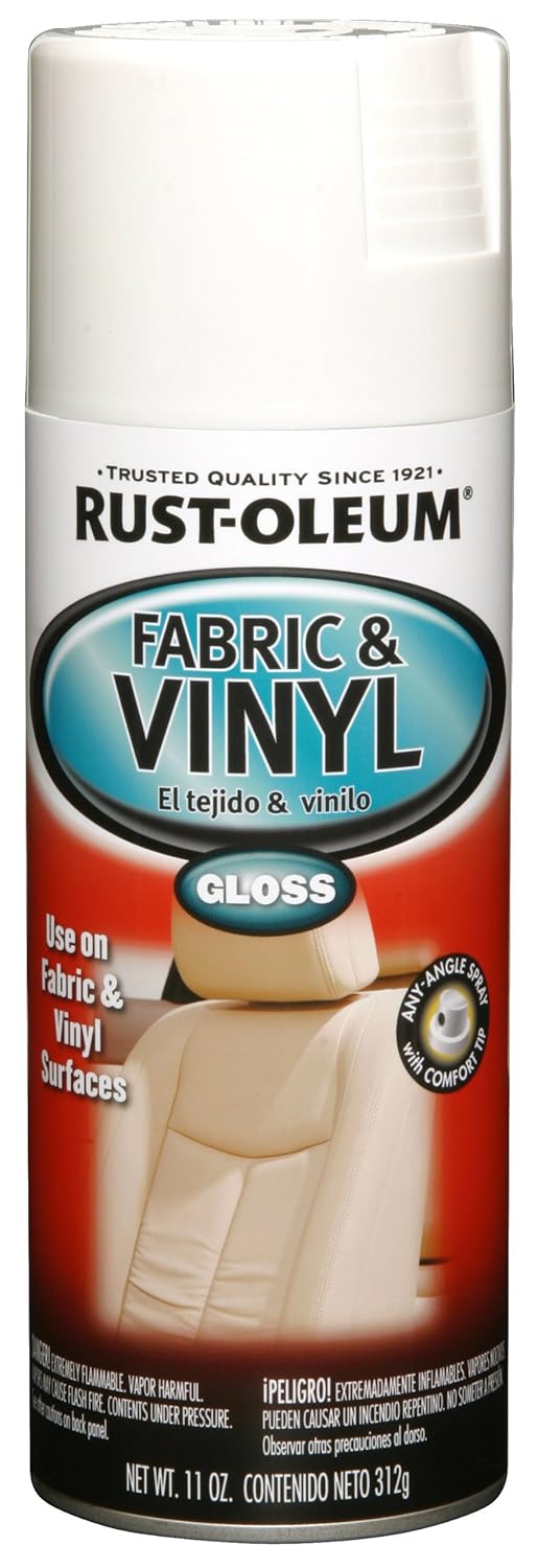 RustOleum 248922 Automotive Fabric & Vinyl Spray Paint, 11Ounce
