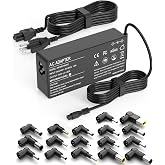 HAIYUNWU 90W Universal Laptop Charger AC Adapter | Compatible with HP Lenovo Dell Acer Asus IBM Sony Gateway Fujitsu notebooks &amp; Chromebooks. Includes 17 tips.