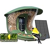 Birdfy 2 Smart Bird Feeder with Camera, Dual-Lens (2K+1080P), Solar-Powered, Wireless Installation, Auto-Capture Bird Videos & Motion Detection, Gift Present