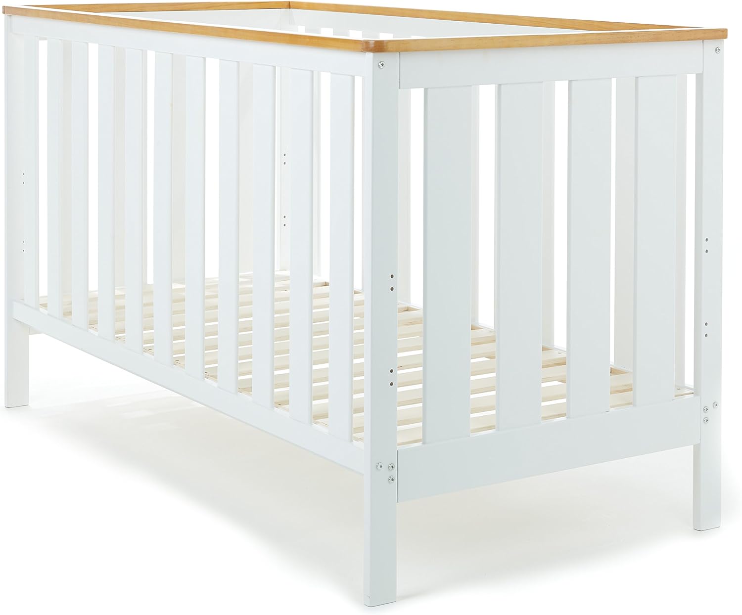 white and pine cot
