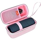 ZUJFPL EVA Hard Case for JBL Flip7 /6/5 Waterproof Portable Bluetooth Speaker, Fit for JBL Flip 4 Premium Travel Protective Carrying Storage Bag - Pink
