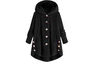 Lxitoler Winter Jackets Women Sherpa Lined Jacket Maternity Winter Coat Plus Size Hooded Sweater Oversized Hoodie