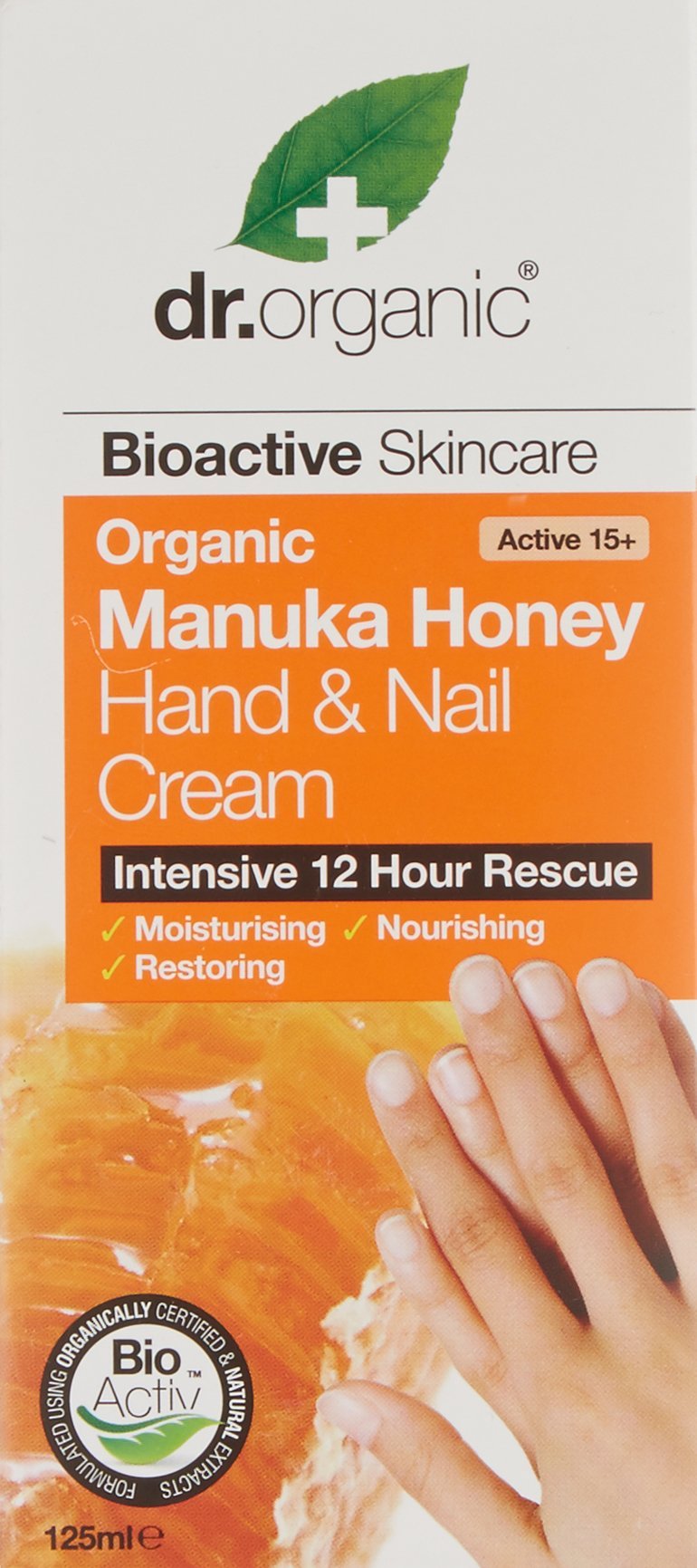 Dr. Organic Hand and Nail Cream Manuka Honey 125 ml 125 ml Buy Online
