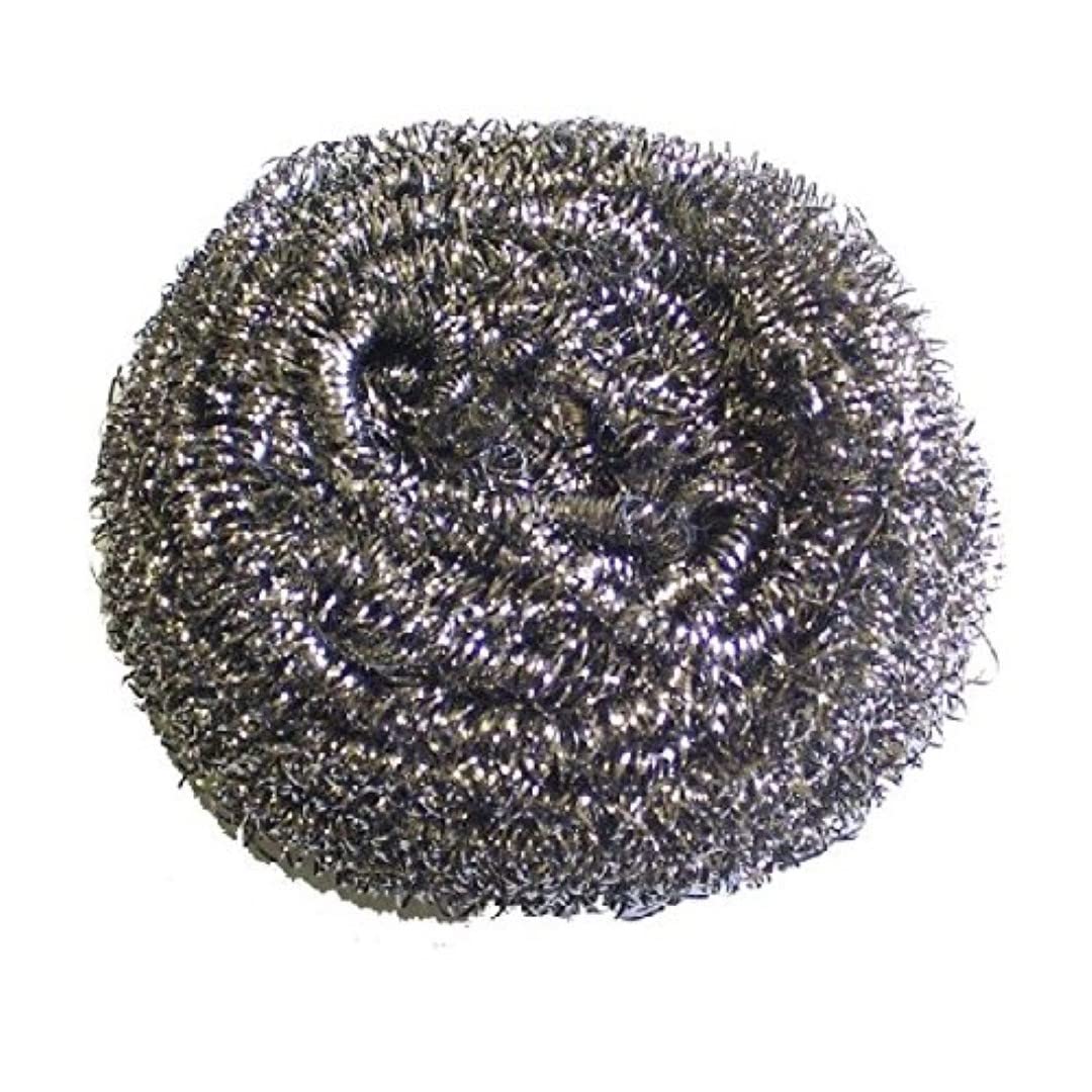 Genware NEV-824-40 Sponge Scourer, Stainless Steel (Pack of 10)