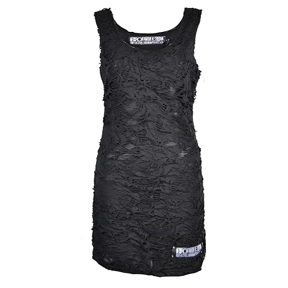 Shred Poizen Industries Damen Weste, New Gothic Emo Punk