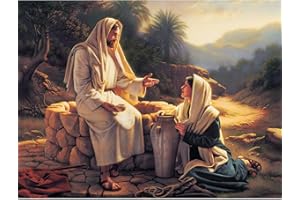 Tucocoo 5D Diamond Painting Kits for Adults,Kids DIY Full Drill Round Crystal Rhinestone Embroidery Arts Crafts Jesus Christ Savior Picture Home Wall Decor Great Gift 12x16inch (Frameless)