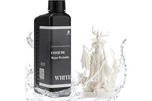 Chitu Systems Water Washable Resin 1KG,Faster Post-Processing, 405nm Standard Photopolymer Resin for 8K/10K/12K/LCD/DLP/SLA 3D Printers, Near-Expiry Resin - Limited Stock (White, 1000g)