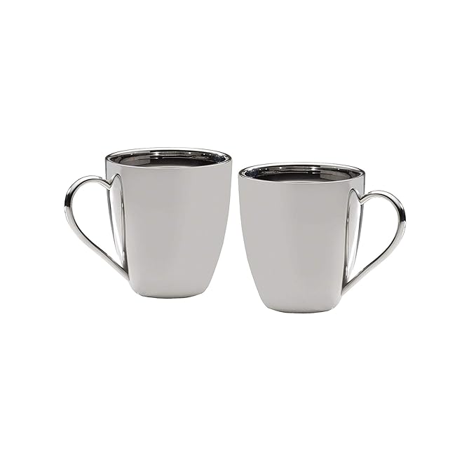 Buy Mikasa 5226064 Double Walled Stainless Steel Coffee Mug, 20ounce