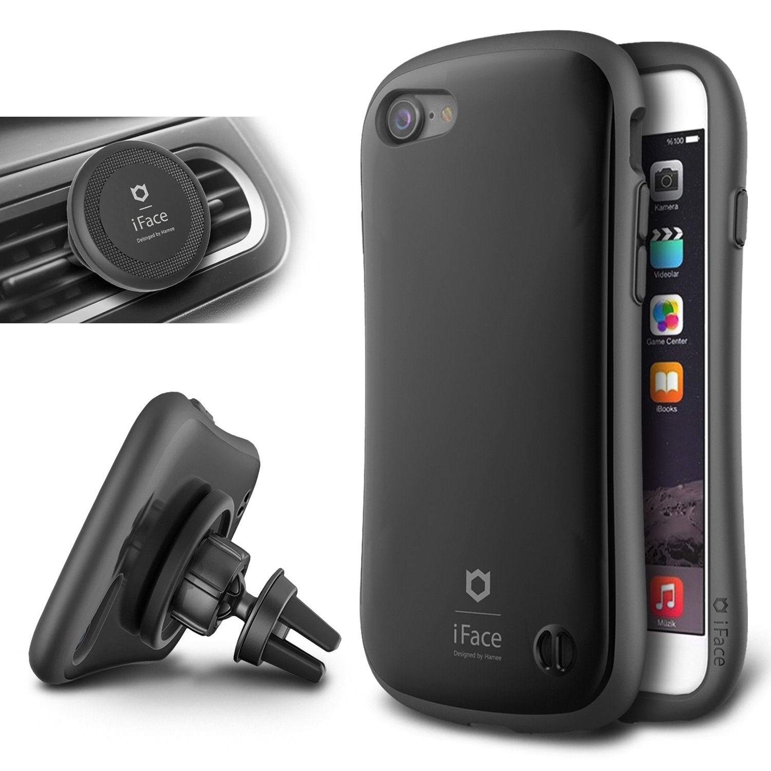iFace Duo Case and Car Mount Set for