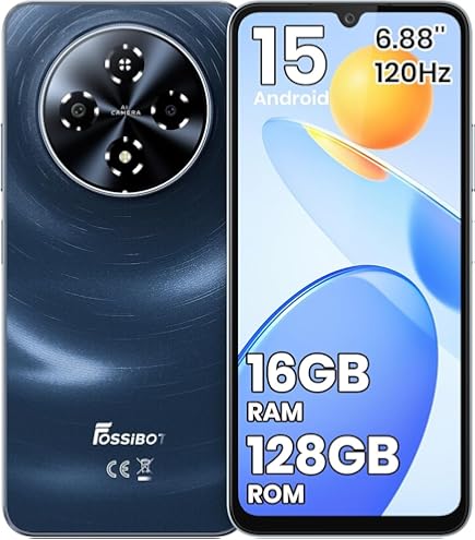 Amazon.com: FOSSIBOT S2 Unlocked Smartphone Android 14, 20GB RAM+