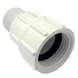 LASCO 15-1629 PVC Swivel Hose Adapter with 3/4-Inch Female Hose and 1/2-Inch Male Pipe Thread