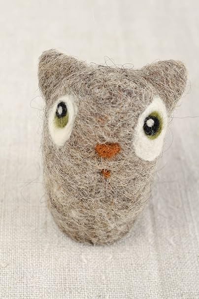 Juguete artesanal original peluche de fieltro iman para la nevera ...