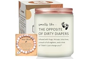 Volufia New Mom Gifts - Mom to Be Gifts for New Mom - First Time Mom to Be Gift - Lavender Scented Candle