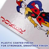 D.A.Y. Republic Professional Plastic Coated Poker Size Playing Cards 52+2 Jokers view 6