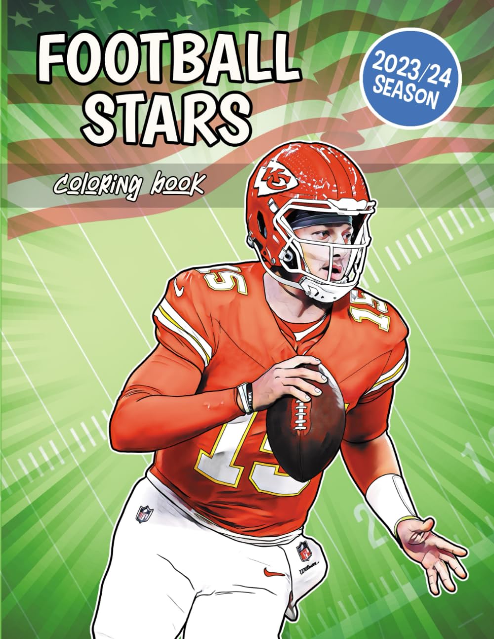 Football Stars Coloring Book: The best players of the American footbal league Football Stars Coloring Book: The best players of the American footbal league Football Stars Coloring Book: The best players of the American footbal league Paperback