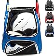 AIRTTUZ Baseball Bag - Baseball Backpack for Youth and Adults, Softball Bat Bag with Shoe Compartment and Fence Hook Hold Bat,Helmet,Glove and Shoes.