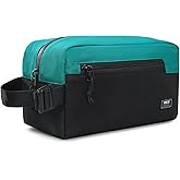 MIER Freezable Snack Bags Small Frozen Mini Cooler Lunch Bag Freezer Insulated Pouch for Kids Adults Work School Travel On-the-go, Blue/Black