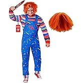 Morph Killer Doll Costume Men, Creepy Doll Costume Mens, Halloween Costumes For Men, Halloween Costumes For Adults