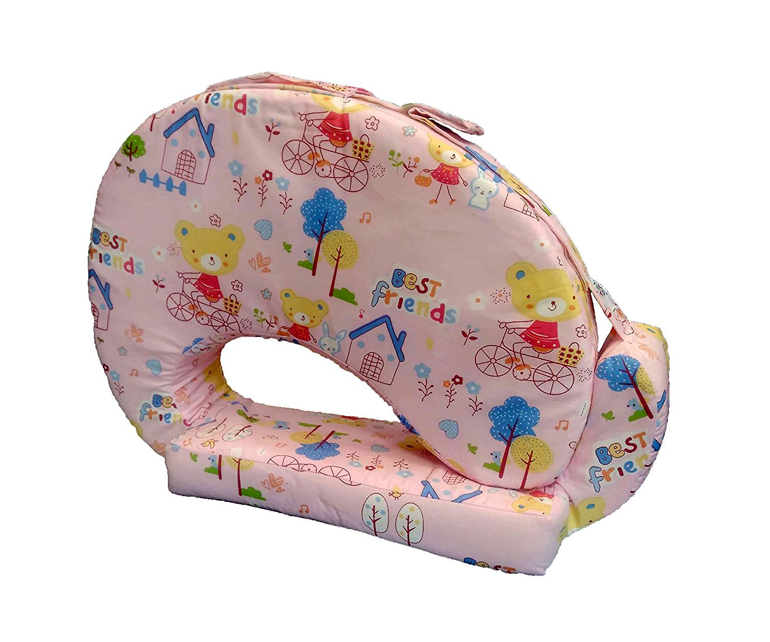 feeding pillow with belt