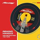 Neilsen CT3223-20m Tape Measure | Dual Scale Fibreglass Tape ABS Case view 5