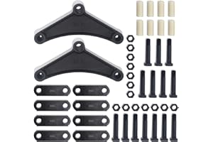 GREPSPUD Trailer Axle Equalizer 256L Shackle Kit, Trailer Suspension Shackle Kit, Tandem Axle Trailer Shackles Equalizers Kit for Double Eye Leaf Springs 3500 lbs to 5200 lbs Axles (14 Bolts 14 Nuts)